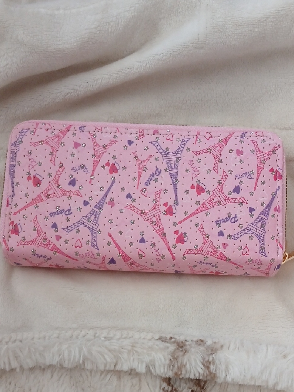 Pink Paris Eiffel Tower Wallet